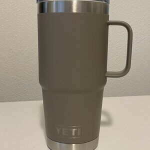 YETI Rambler 20 oz Travel Mug -  Gray